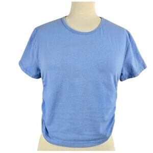 AS Revival Cropped Short Sleeve Tee Blue Size XL